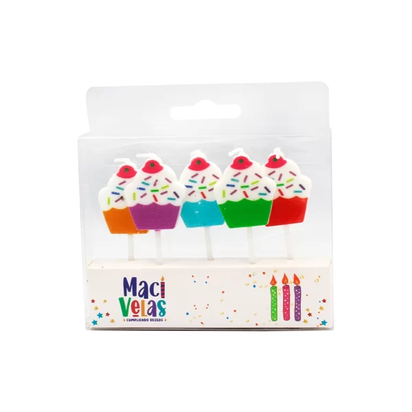 Vela Macivelas Pastelitos (5 pzas) - Image 2