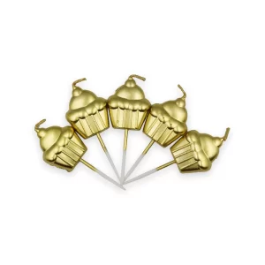 Vela Macivelas Panqués Metal (5 pzas)