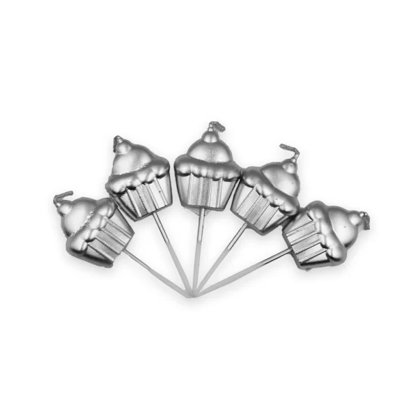 Vela Macivelas Panqués Metal (5 pzas) - Image 3