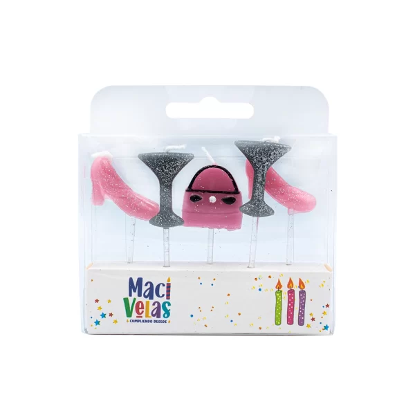 Vela Macivelas Fashion (5 pzas) - Image 2
