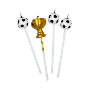 Vela Macivelas Copa y Balones Fútbol Soccer (4 pzas)