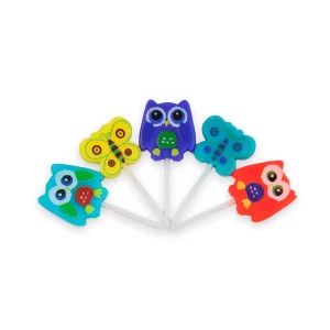 Vela Macivelas Buhos/Mariposas (5 pzas)
