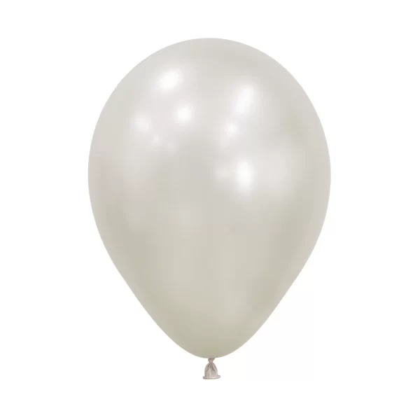 Globo Sempertex Látex Silk Blanco Nácar – Varias Medidas