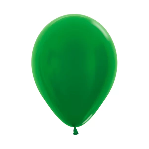 Globo Sempertex Látex Metal Verde – Varias Medidas