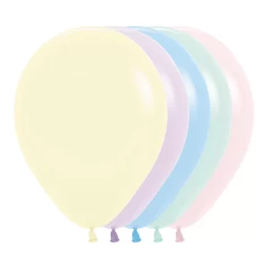 Globo Sempertex Látex Pastel Mate Surtido – Varias Medidas