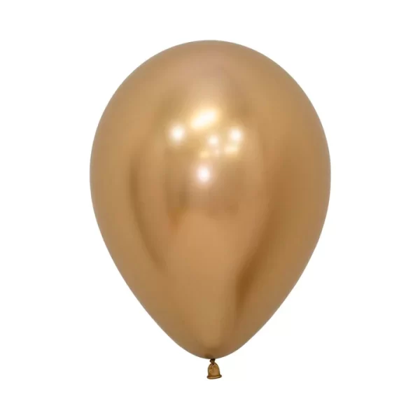 Globo Sempertex Látex Réflex Dorado – Varias Medidas