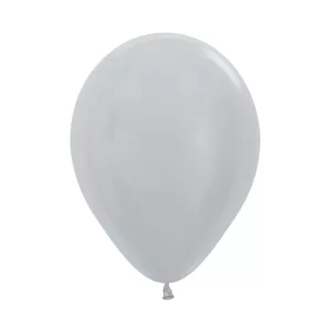 Globo Sempertex Látex Satín Plata – Varias Medidas