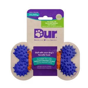 Juguete para Perro DUR Hueso de Globo Reciclado - Azul Rey
