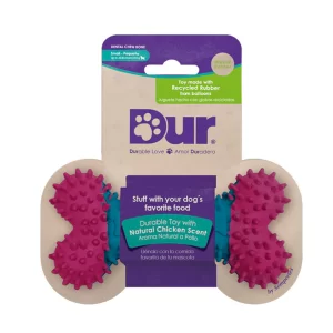 Juguete para Perro DUR Hueso de Globo Reciclado - Fucsia