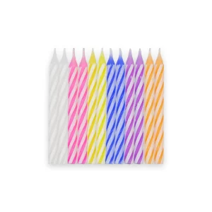 Vela Macivelas Caramelo Multicolor (24 pzas)