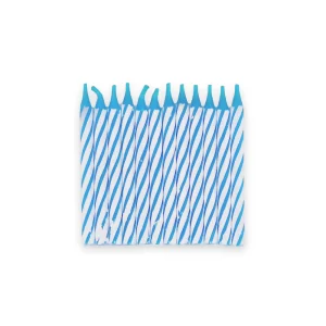 Vela Macivelas Caramelo Macaron Azul (24 pzas)