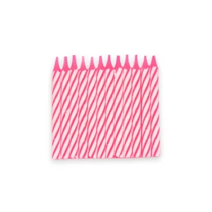 Vela Macivelas Caramelo Macaron Rosa (24 pzas)