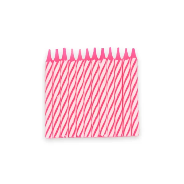 Vela Macivelas Caramelo Macaron Rosa (24 pzas)