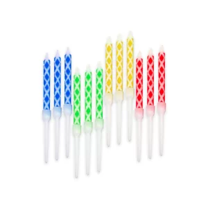 Vela Macivelas Rhombuses Multicolor 12 cm (12 pzas)