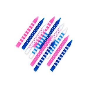 Vela Macivelas Dots & Lines Multicolor (12 pzas)