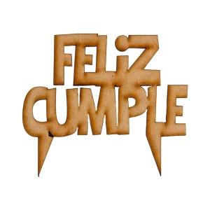 Cake Topper MDF "Feliz Cumpleaños" (copia)