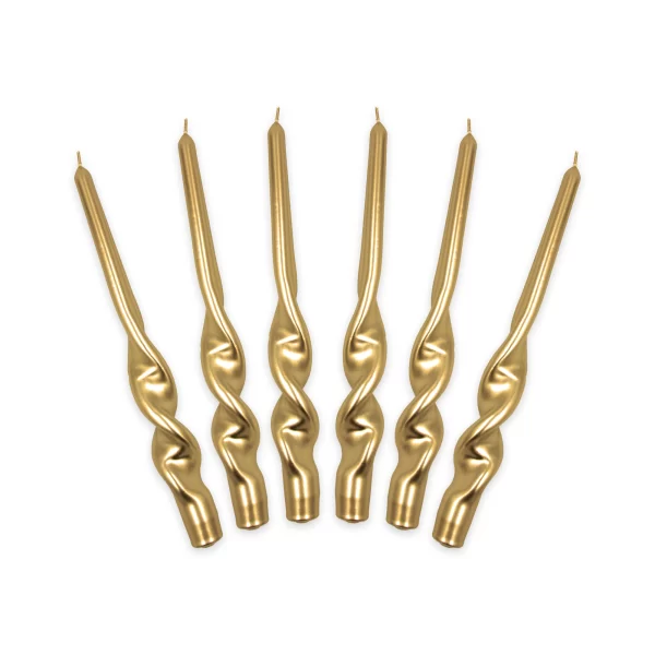 Vela Macivelas Decorativa Infinito Dorado (6 pzas) - Image 2