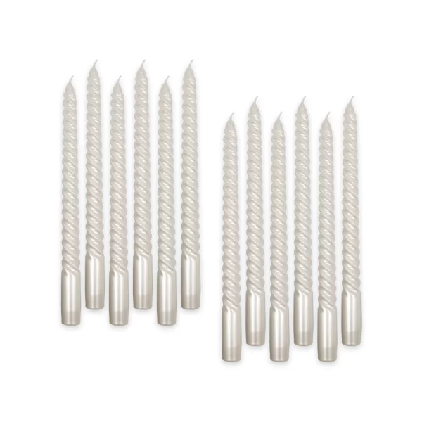 Vela Macivelas Decorativa Espiral Blanco (12 pzas) - Image 2