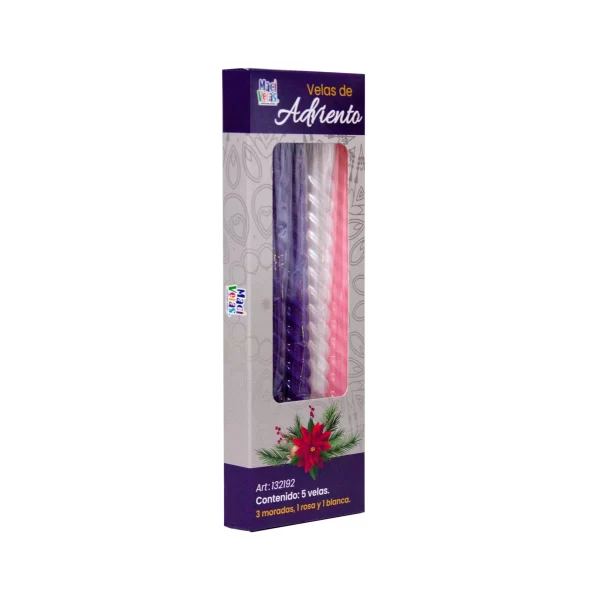 Vela Macivelas de Adviento (5 pzas) - Image 2