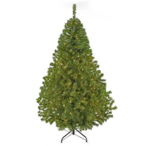 Pino Naviplastic Canadiense Verde Con Luces Led