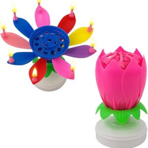 Flor de Loto Musical Giratoria